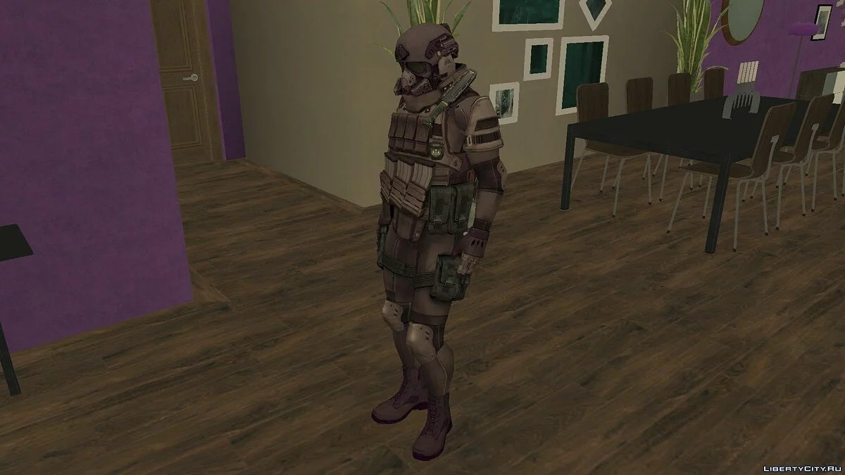 Агент из Resident Evil 6 / GTA San Andreas