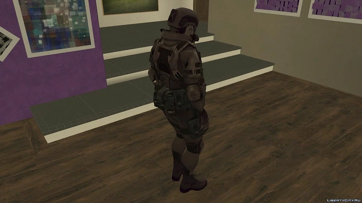 Агент из Resident Evil 6 / GTA San Andreas