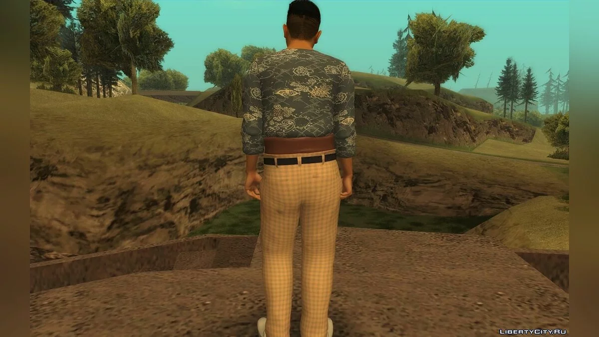 Цуёси Нагумо из Yakuza 6 / GTA San Andreas