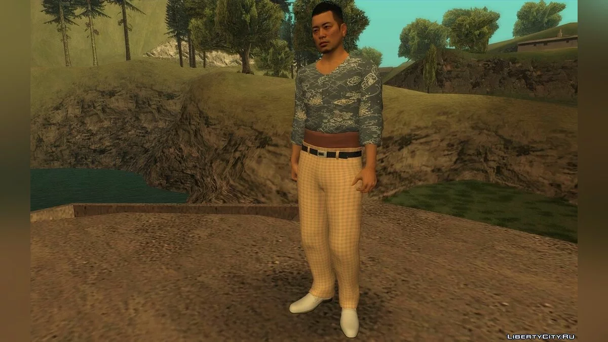 Цуёси Нагумо из Yakuza 6 / GTA San Andreas