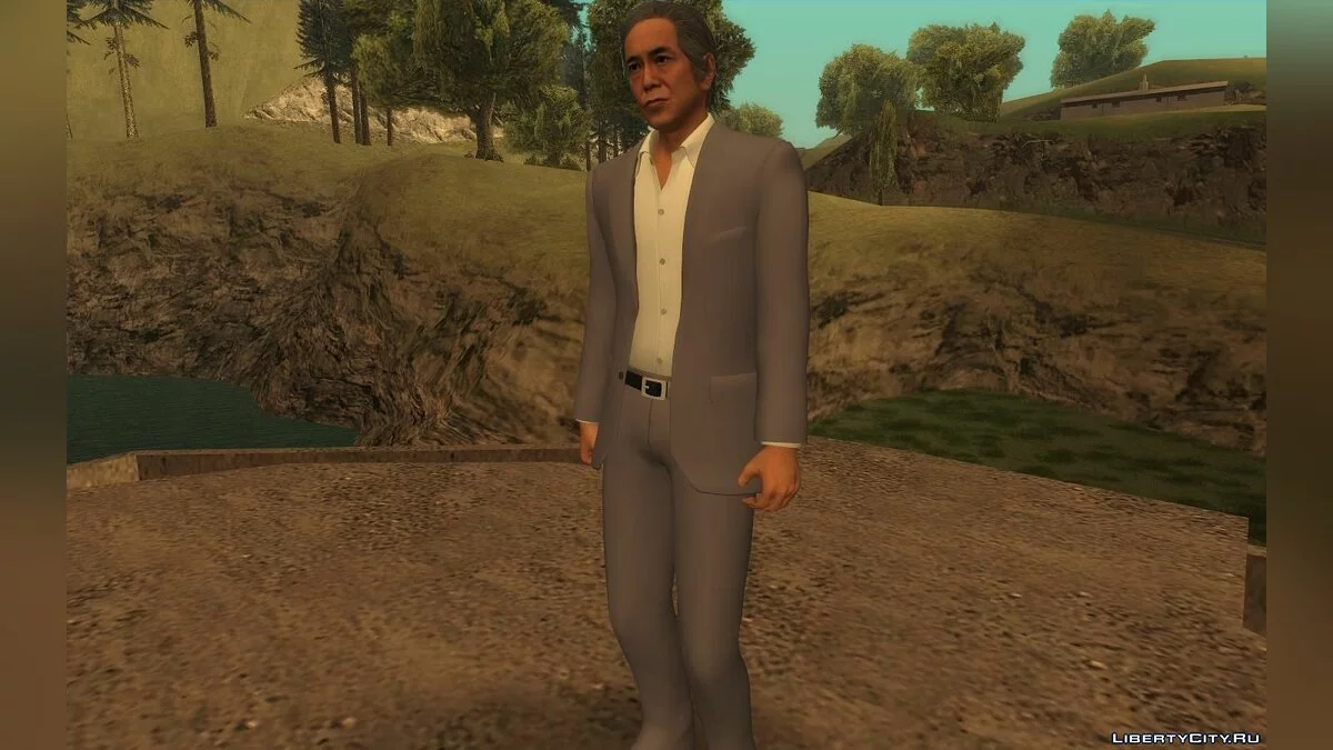 Джиро Кавара из Yakuza Kiwami 2 / GTA San Andreas