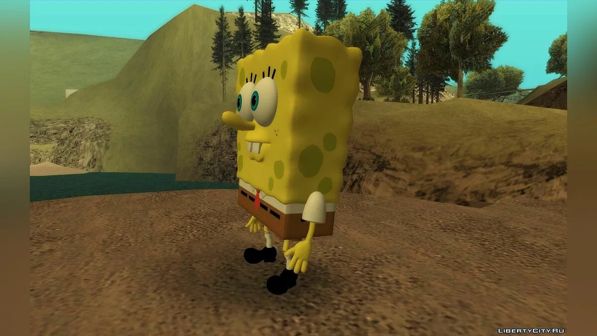Губка Боб Квадратные Штаны / GTA San Andreas