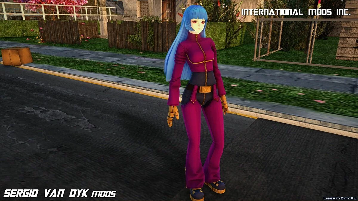 Кула Даймонд из The King of Fighters / GTA San Andreas