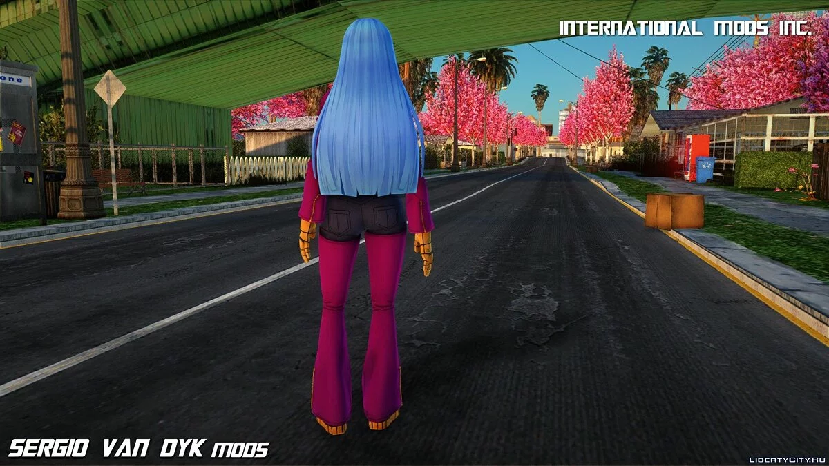 Кула Даймонд из The King of Fighters / GTA San Andreas