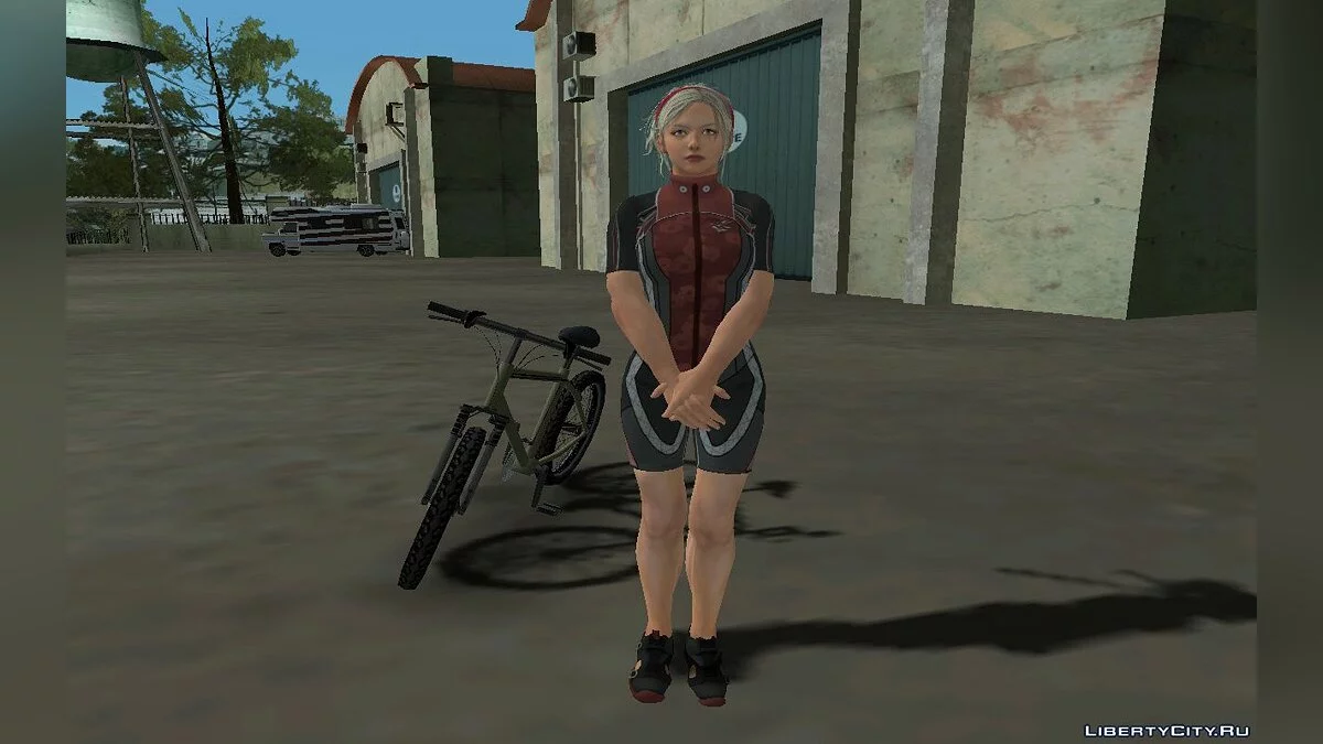 Лидия Собески из Tekken 7 в спортивном гидрокостюме  / GTA San Andreas