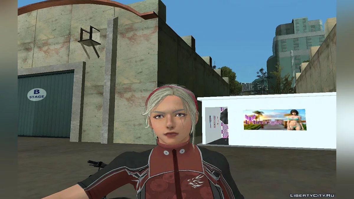 Лидия Собески из Tekken 7 в спортивном гидрокостюме  / GTA San Andreas