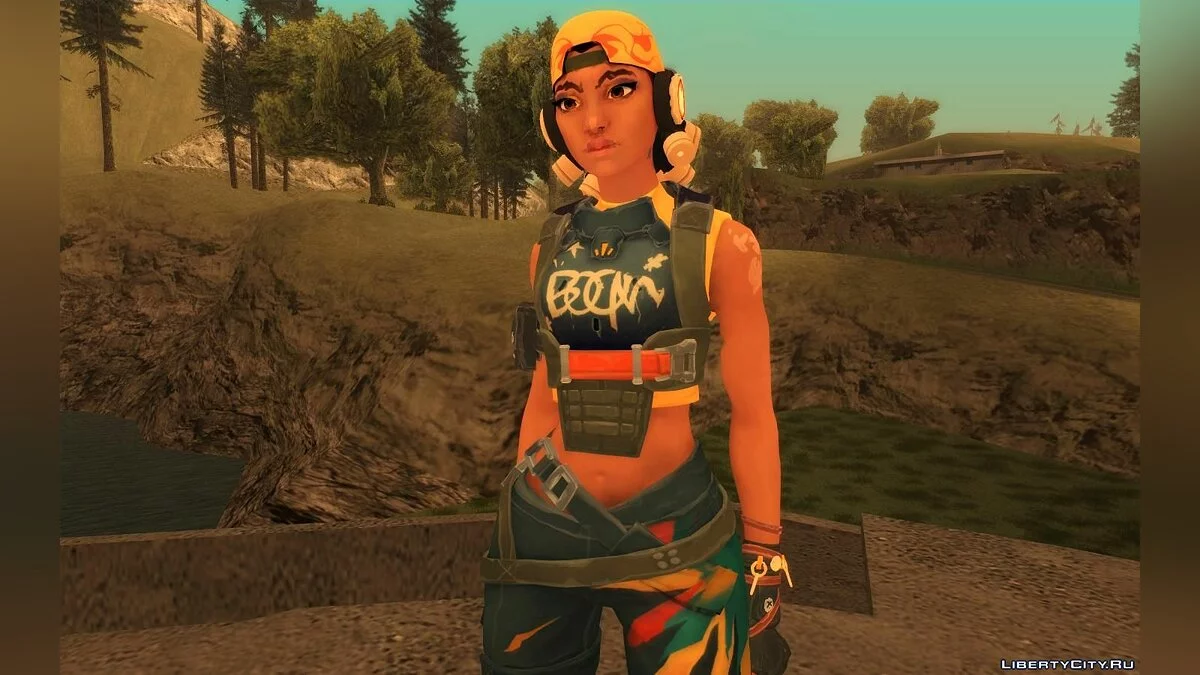 Raze из Valorant / GTA San Andreas