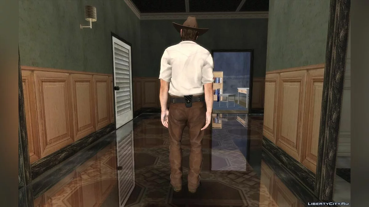 Шериф Рик Граймс из Ходячих мертвецов / GTA San Andreas