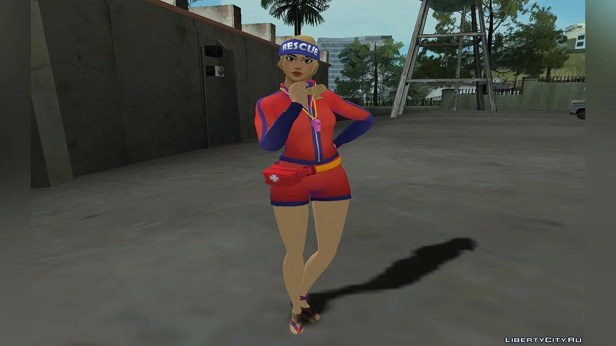 Спасательница из Fortnite / GTA San Andreas