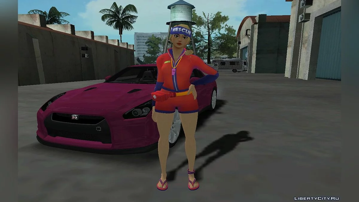 Спасательница из Fortnite / GTA San Andreas
