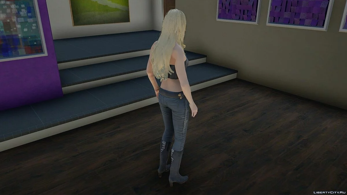 Триш из Devil May Cry 5 / GTA San Andreas