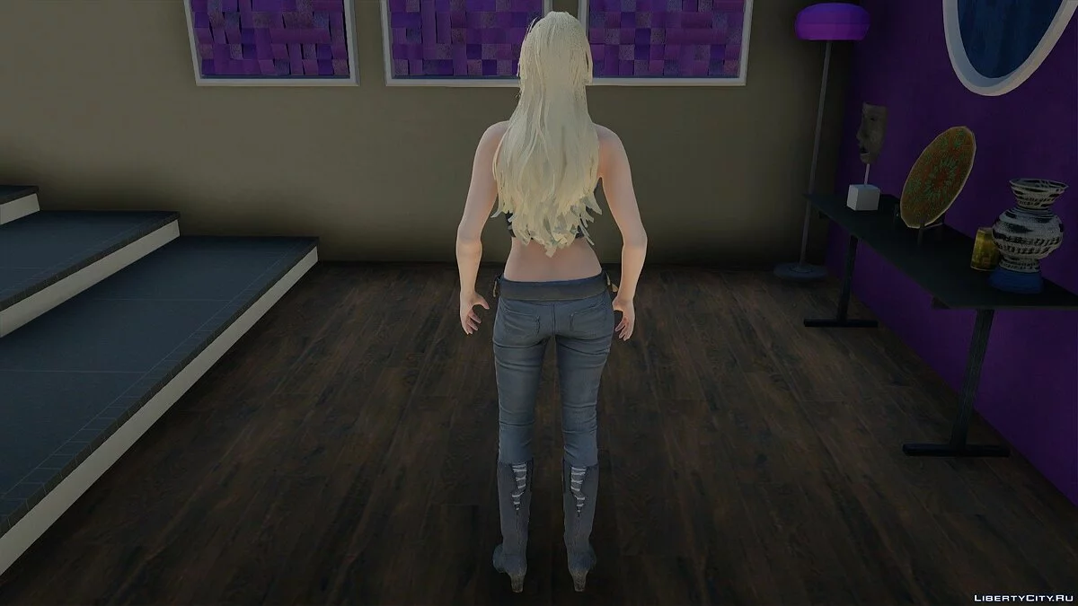 Триш из Devil May Cry 5 / GTA San Andreas