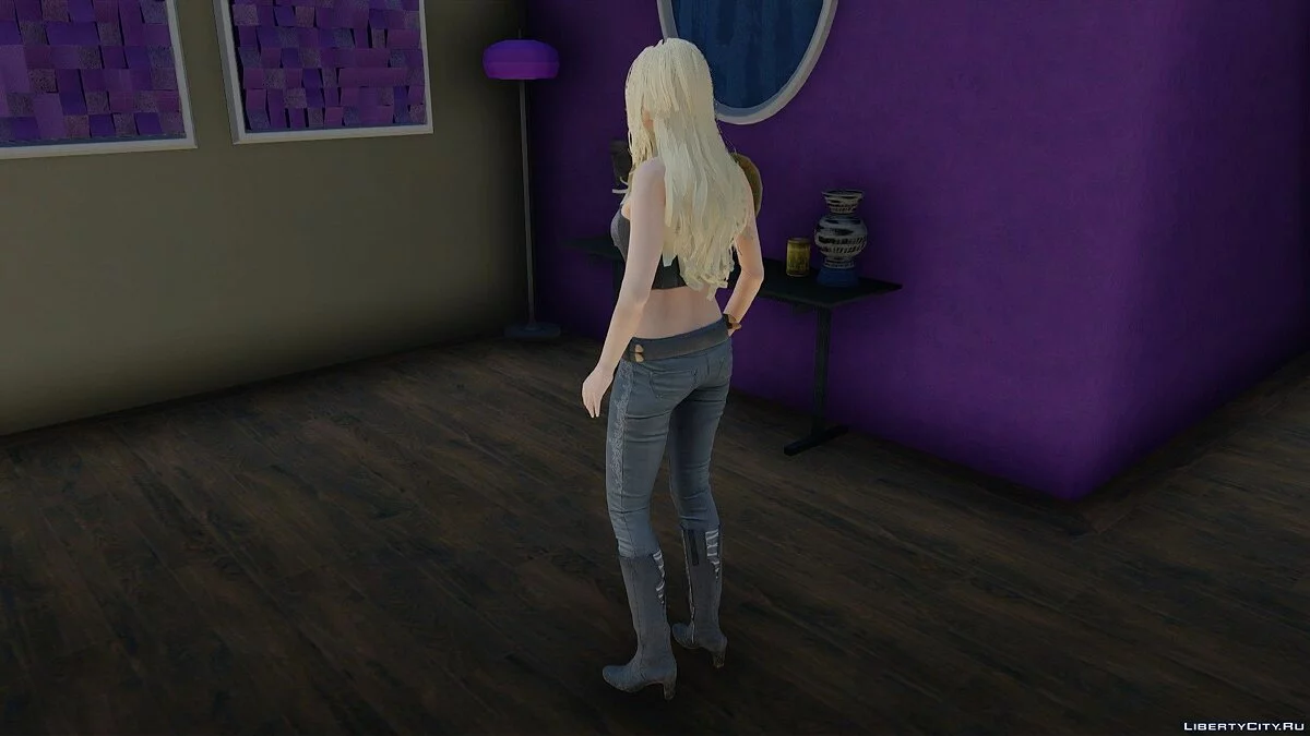 Триш из Devil May Cry 5 / GTA San Andreas