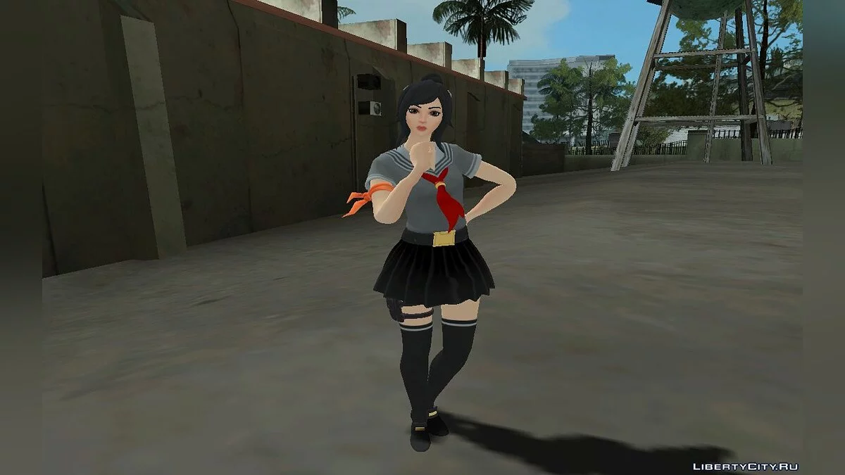 Tsuki из Fortnite / GTA San Andreas