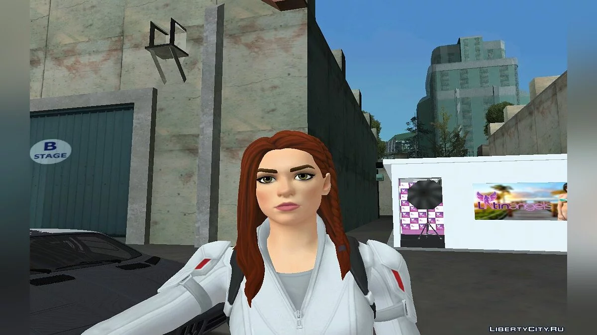 Black Widow White Suit из Fortnite / GTA San Andreas