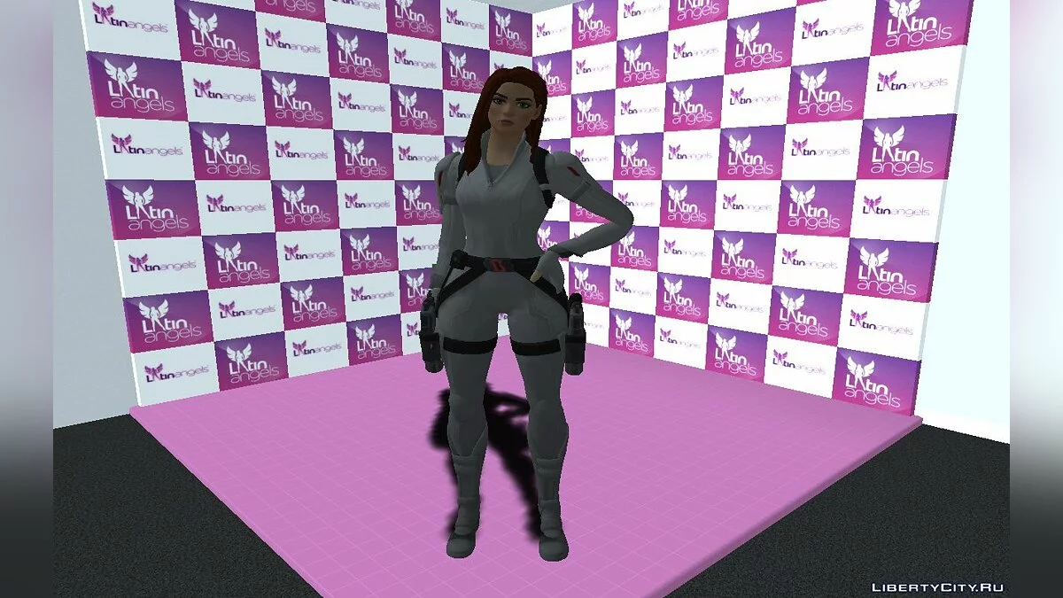 Black Widow White Suit из Fortnite / GTA San Andreas