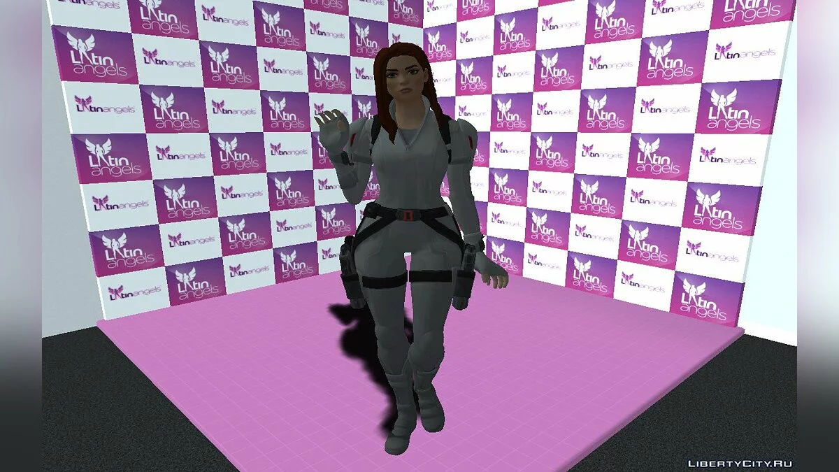 Black Widow White Suit из Fortnite / GTA San Andreas