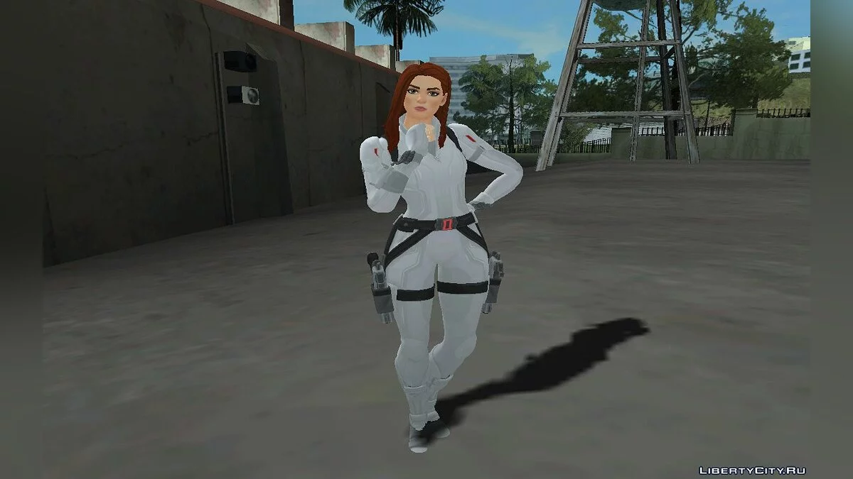 Black Widow White Suit из Fortnite / GTA San Andreas