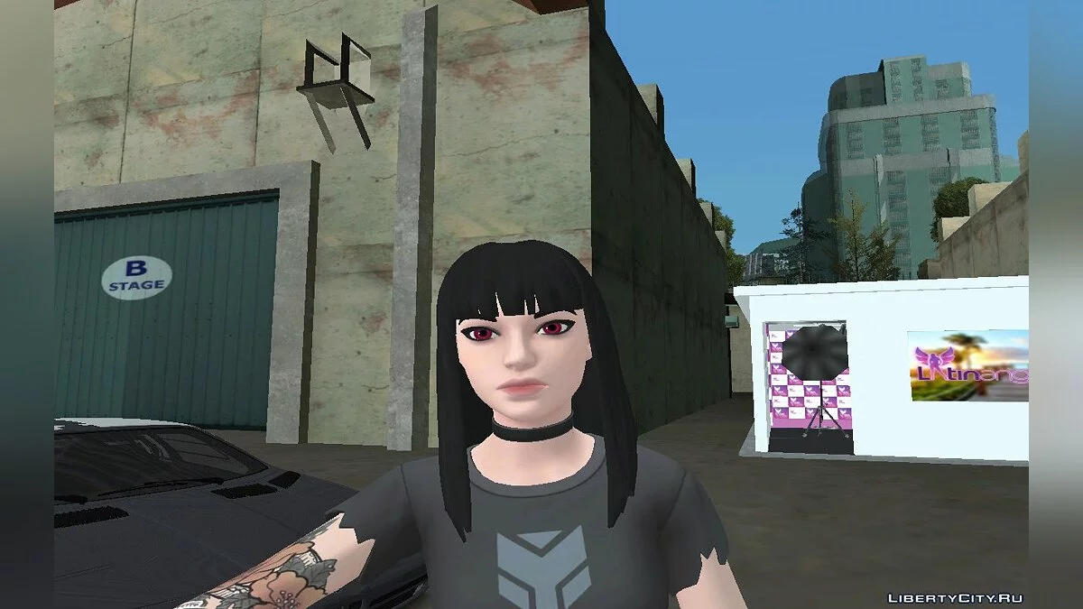 Charlotte из Fortnite / GTA San Andreas