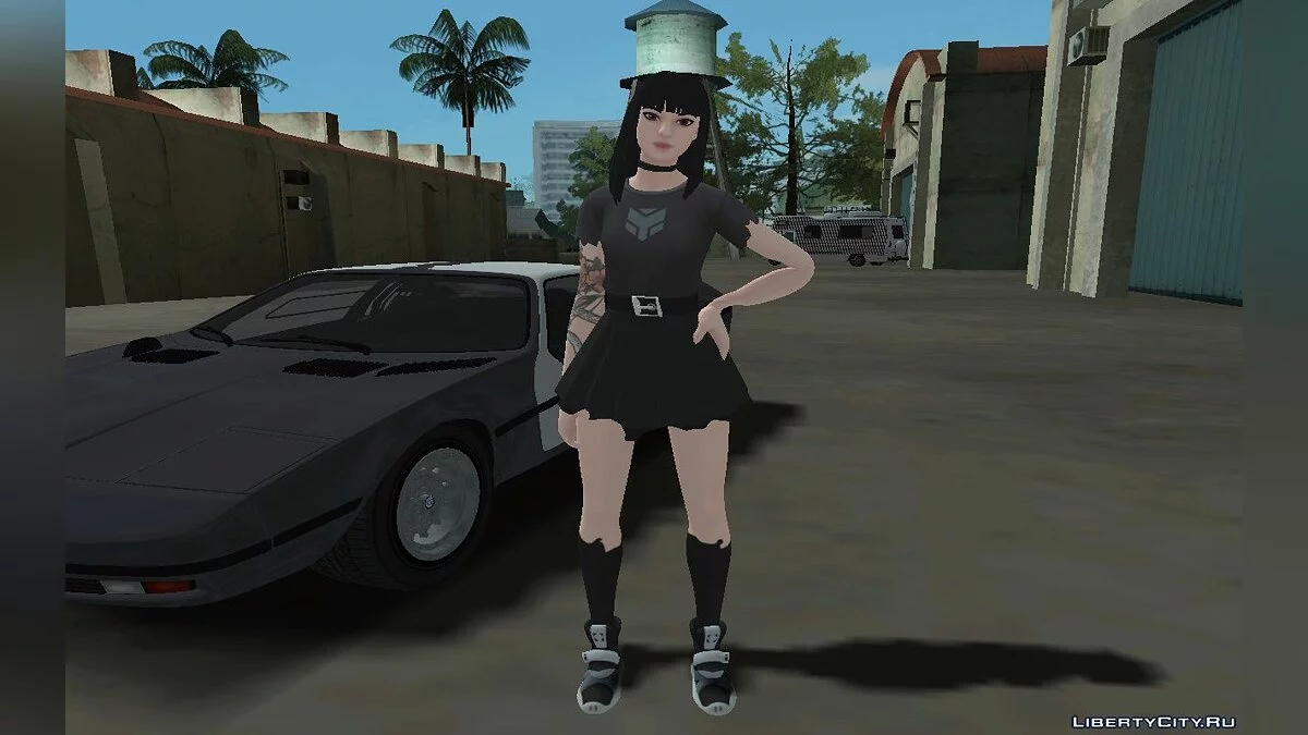 Charlotte из Fortnite / GTA San Andreas