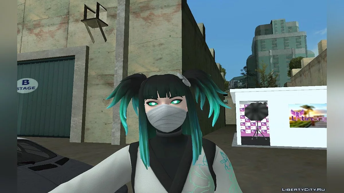 Charlotte из Fortnite / GTA San Andreas