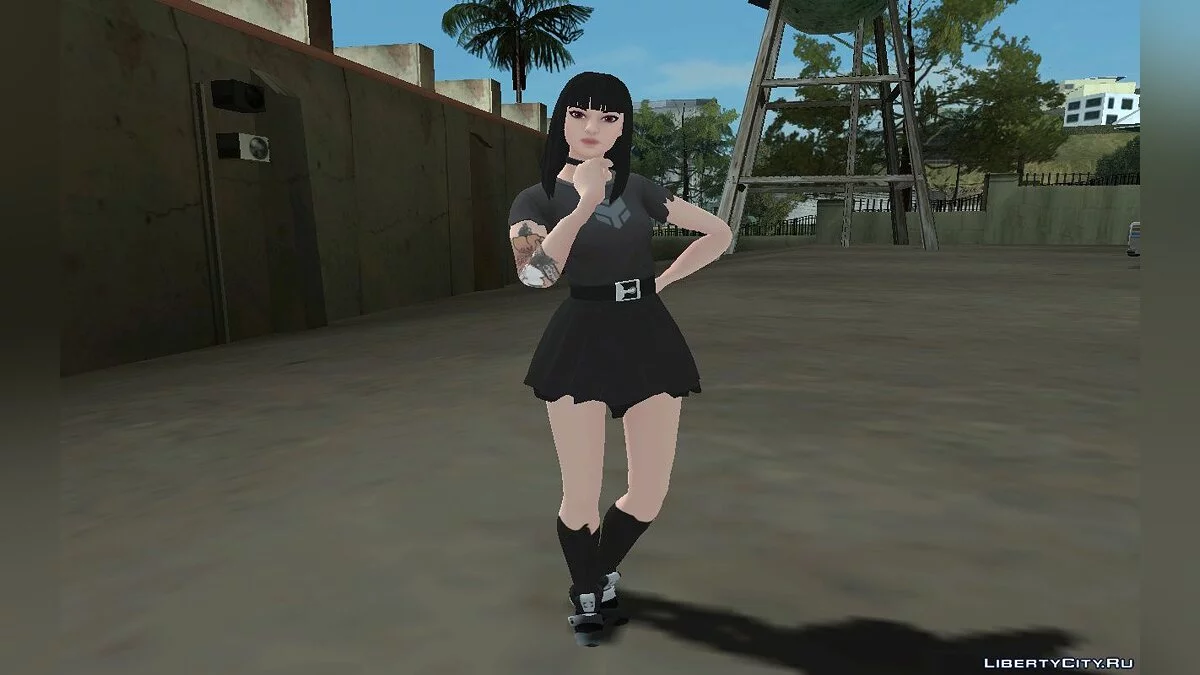 Charlotte из Fortnite / GTA San Andreas