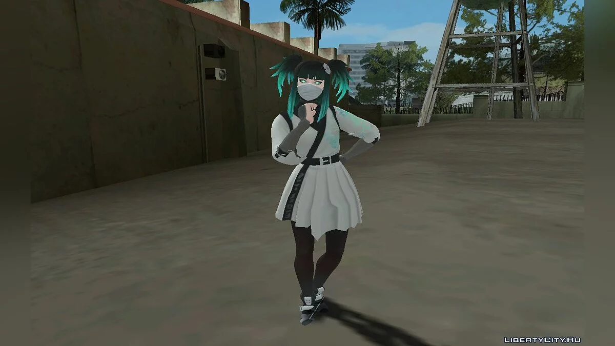 Charlotte из Fortnite / GTA San Andreas