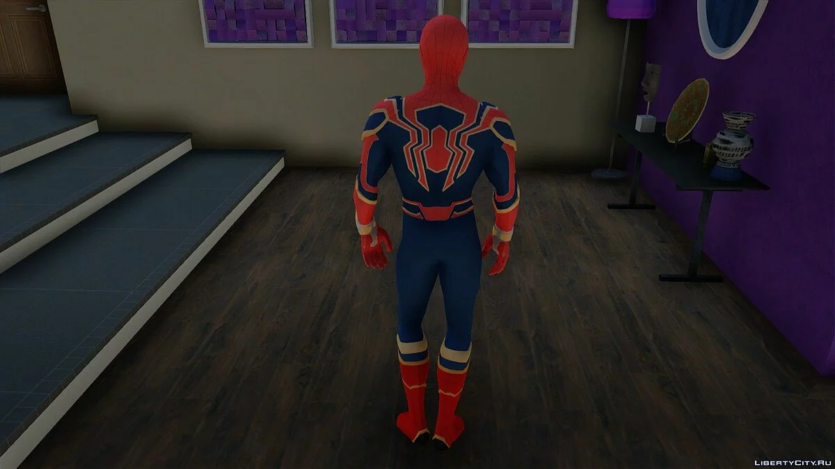 Человек-паук из Avengers: Endgame / GTA San Andreas