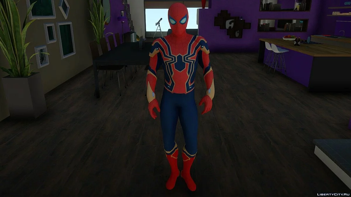 Человек-паук из Avengers: Endgame / GTA San Andreas