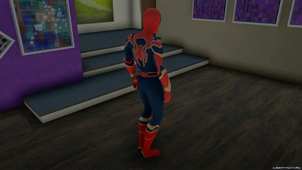 Человек-паук из Avengers: Endgame / GTA San Andreas