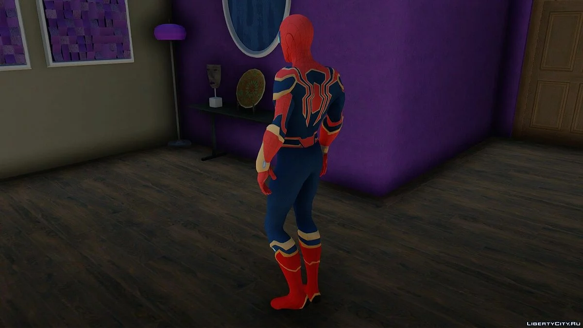 Человек-паук из Avengers: Endgame / GTA San Andreas