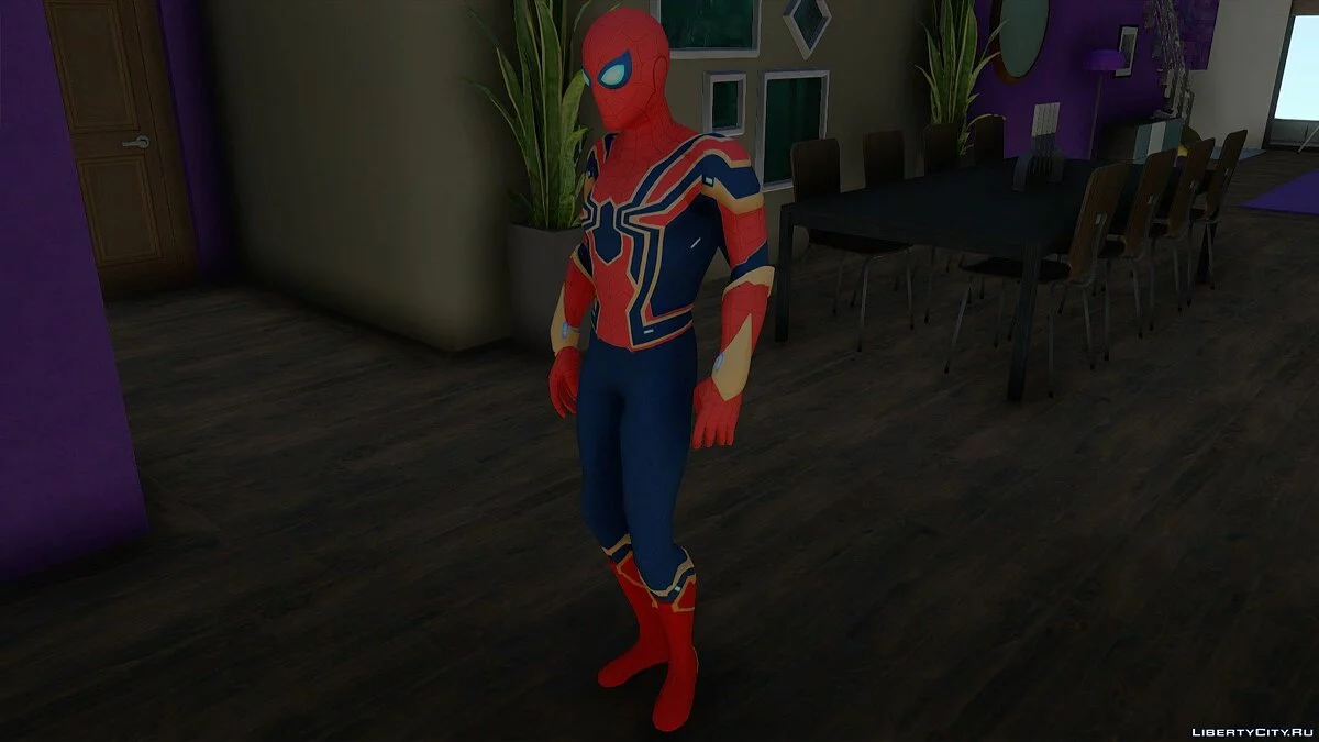 Человек-паук из Avengers: Endgame / GTA San Andreas