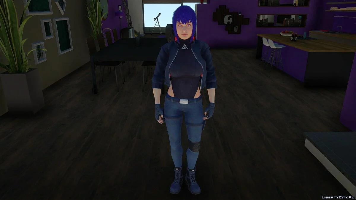 Джилл Combat Meshmod / GTA San Andreas