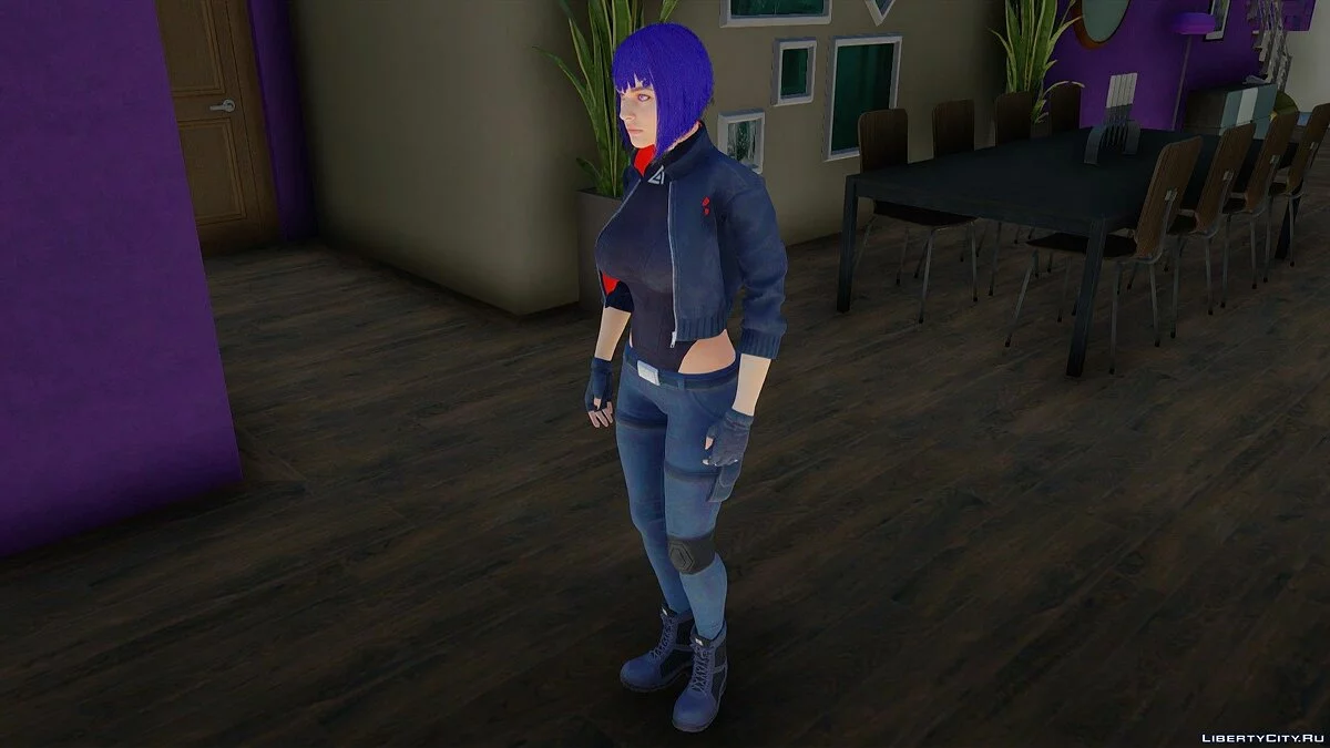 Джилл Combat Meshmod / GTA San Andreas