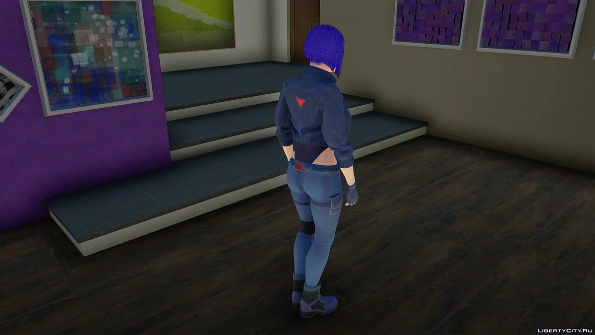 Джилл Combat Meshmod / GTA San Andreas