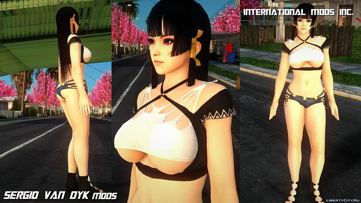 Горячая Ниотенгу в повседневной одежде / GTA San Andreas