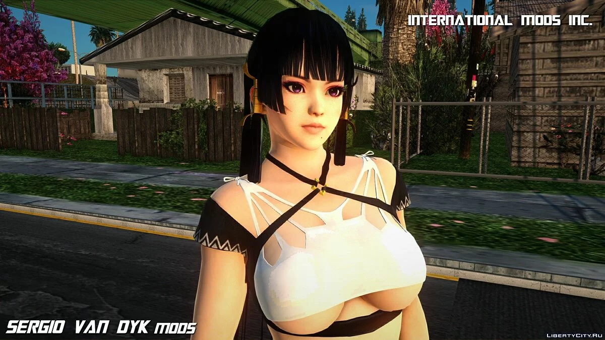Горячая Ниотенгу в повседневной одежде / GTA San Andreas