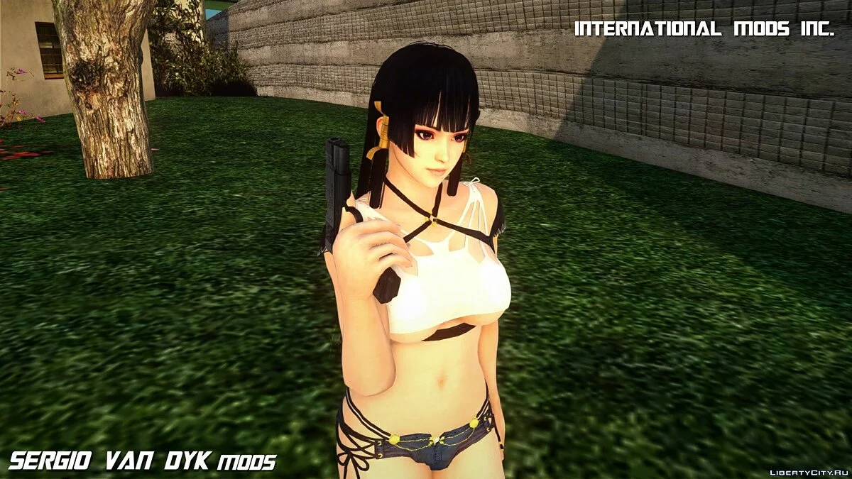 Горячая Ниотенгу в повседневной одежде / GTA San Andreas