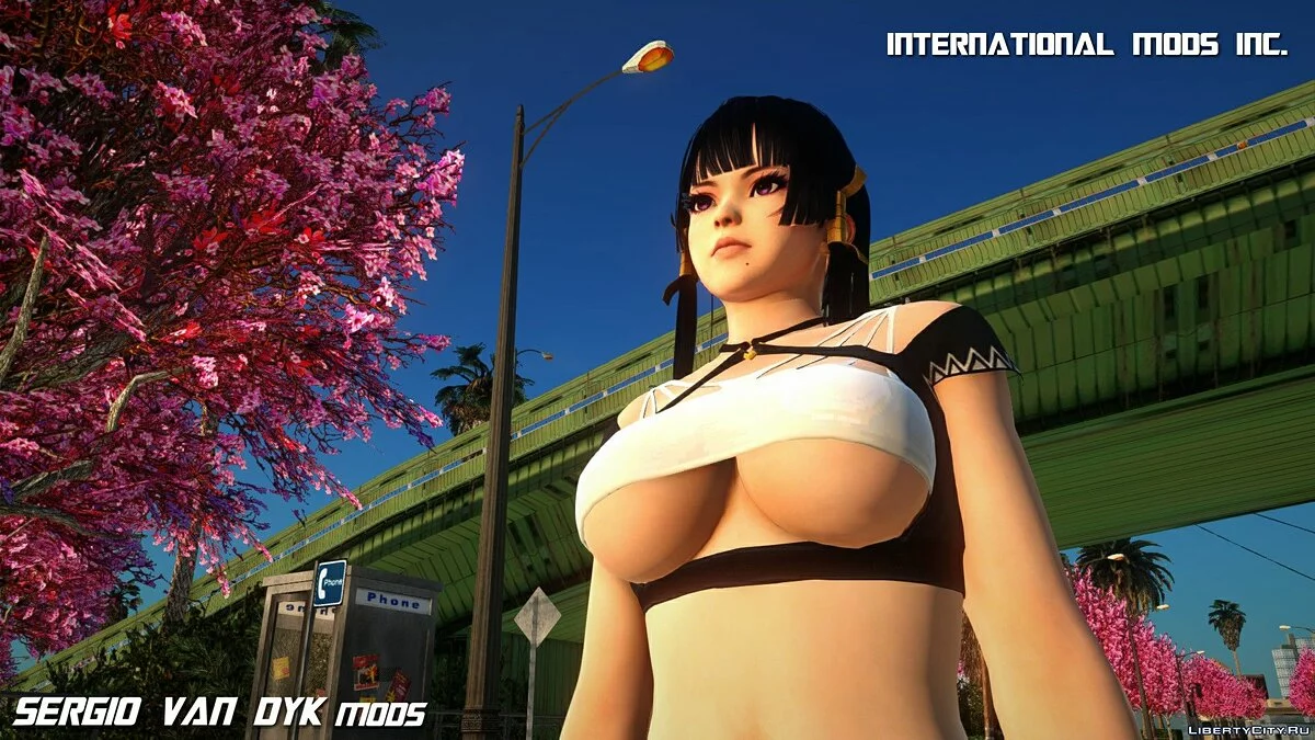 Горячая Ниотенгу в повседневной одежде / GTA San Andreas