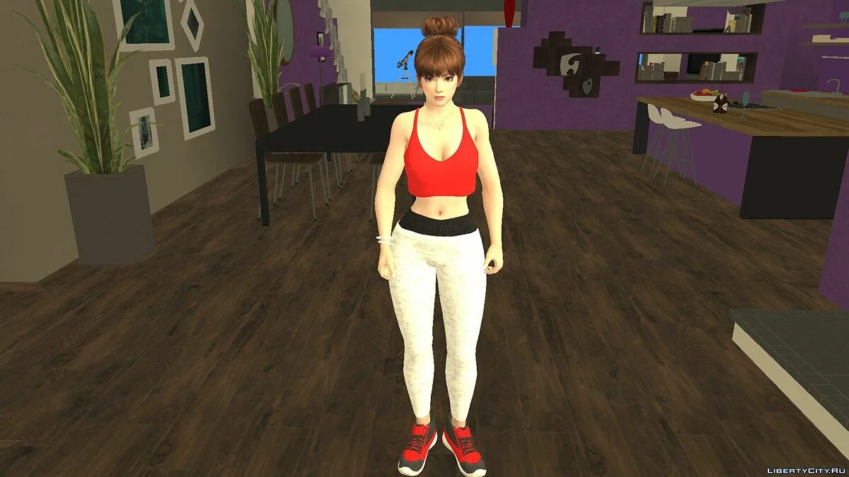 Касуми в повседневной одежде v10 / GTA San Andreas