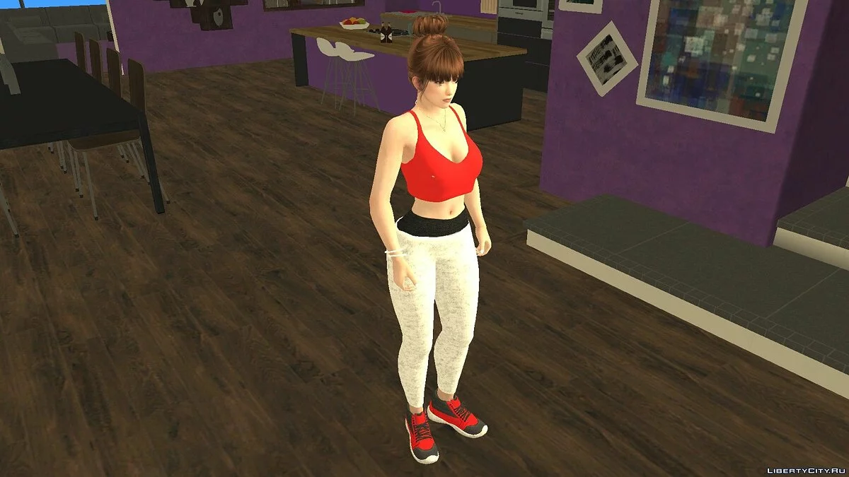 Касуми в повседневной одежде v10 / GTA San Andreas