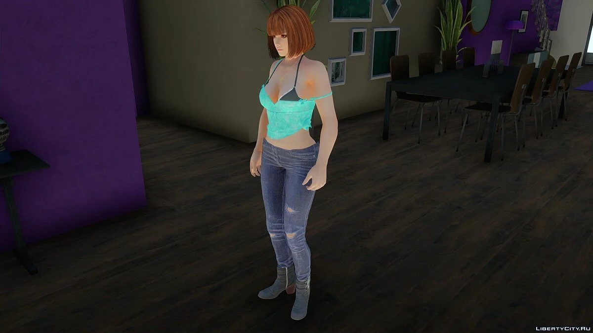 Касуми в повседневной одежде v8 / GTA San Andreas