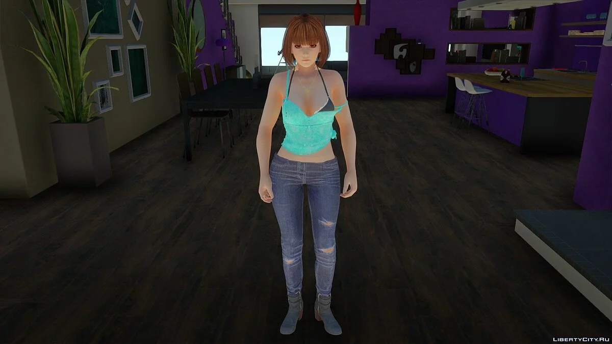 Касуми в повседневной одежде v8 / GTA San Andreas