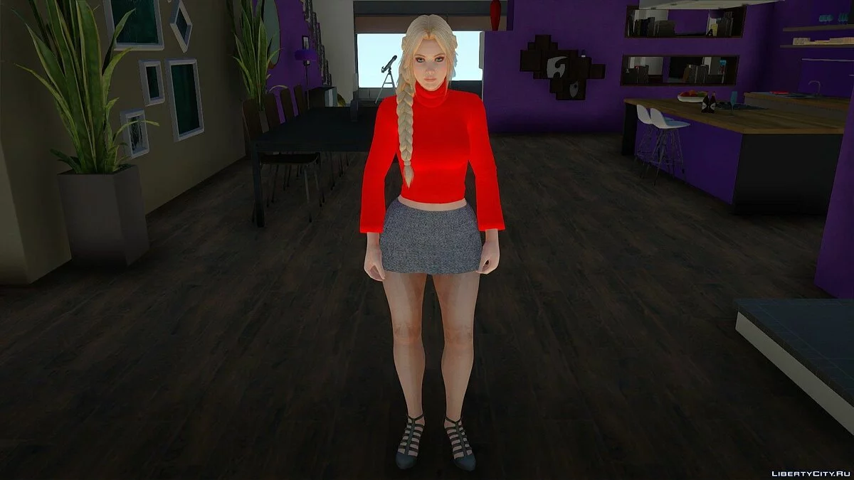 Хелена Дуглас в повседневной одежде v6 / GTA San Andreas