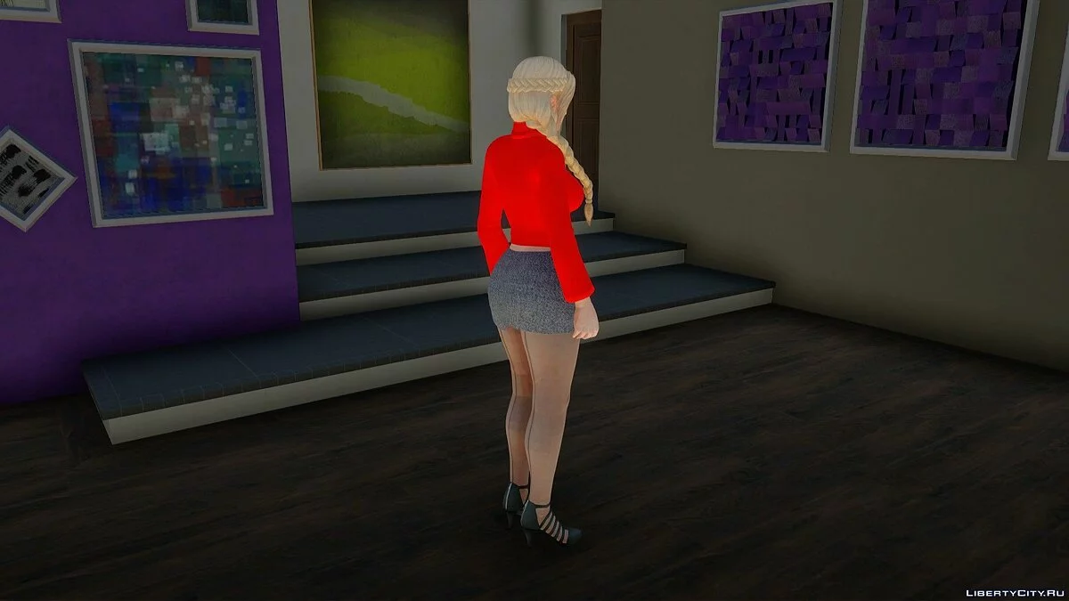 Хелена Дуглас в повседневной одежде v6 / GTA San Andreas