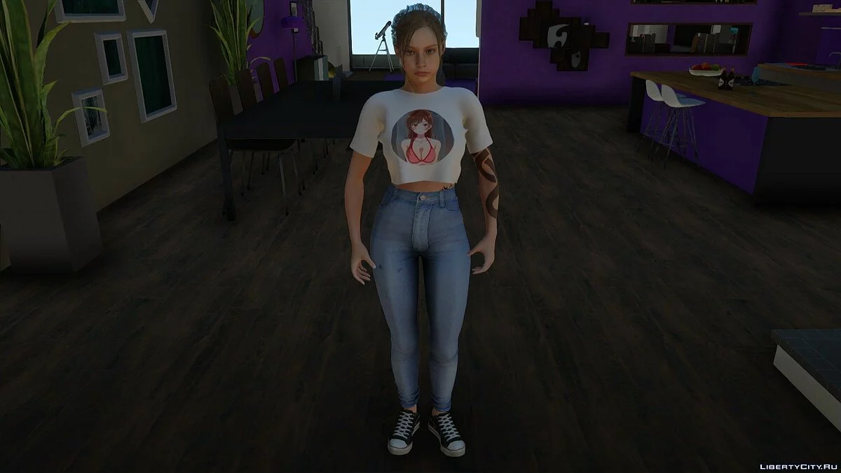 Клэр Редфилд в повседневной одежде / GTA San Andreas