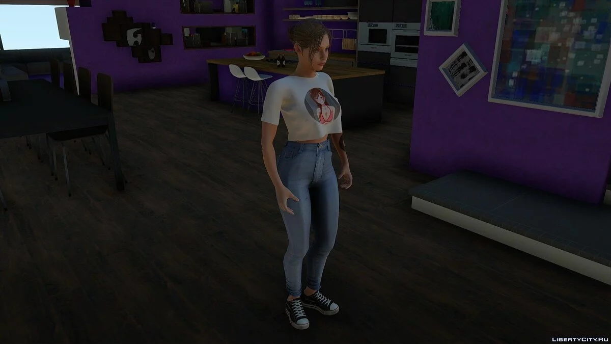 Клэр Редфилд в повседневной одежде / GTA San Andreas