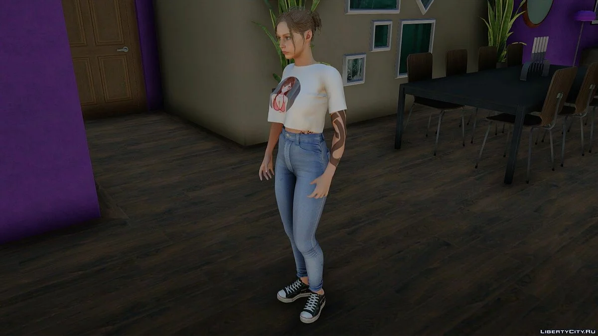 Клэр Редфилд в повседневной одежде / GTA San Andreas