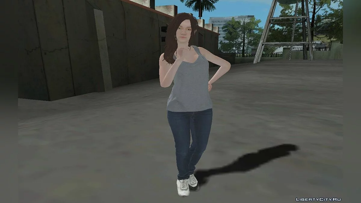 Мия Уинтерс из Resident Evil 8 Winters в повседневной одежде / GTA San Andreas