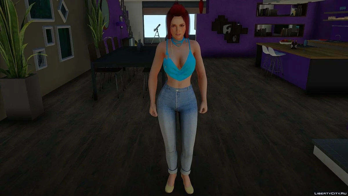 Мила в повседневной одежде v5 / GTA San Andreas